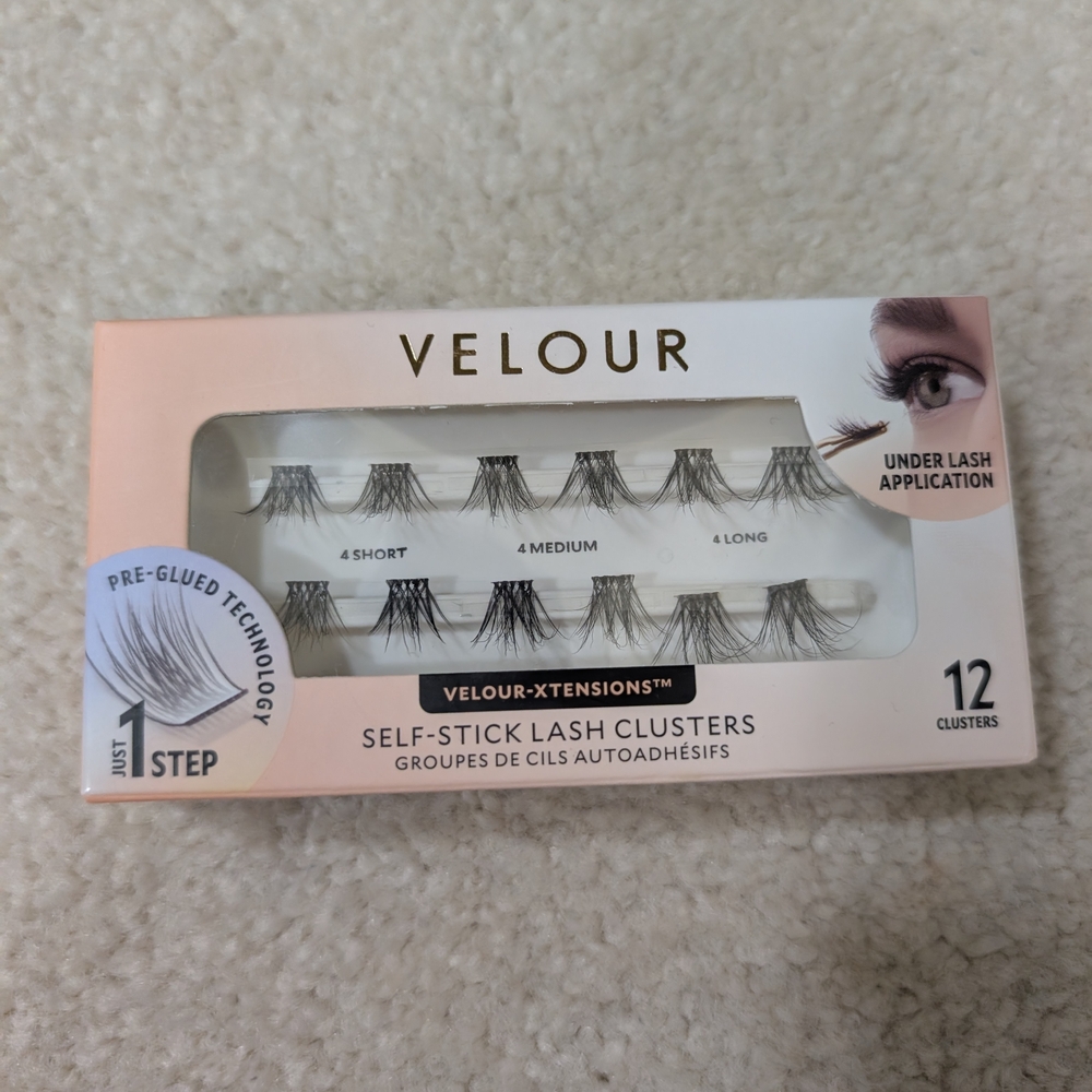 Velour Self-Stick Lash Clusters - Black